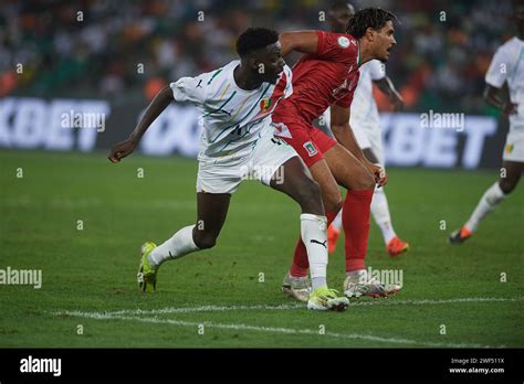 Abidjan Ivory Coast January 27 2024 Mohamed Bayo Scoring In The