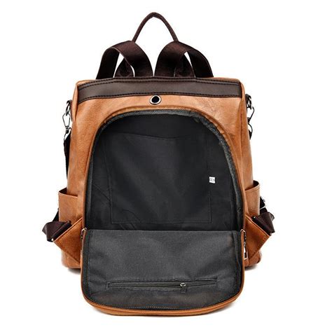 Fashion Anti Theft Women Backpacks Famous Brand High Quality Pu Leather Travel Backpack Ladies