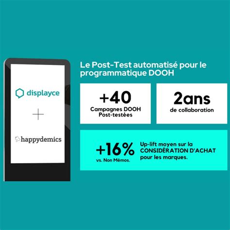 Communiqué De Presse Displayce Et Happydemics Annoncent Une Alliance