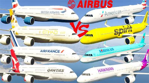 Gta V Airbus A Neo Airplanes Vs Airbus A Airplanes Best