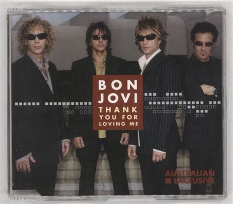 Bon Jovi Thank You For Loving Me Australian CD Single CD5 5 170144