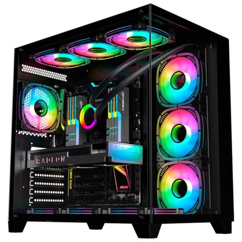 Gabinete Gamer Kmex Cg J Micro Led Rgb