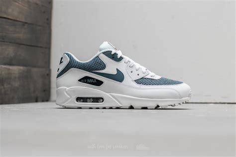 Nike Leather Air Max 90 Essential White/ Armory Blue-armory Blue for ...