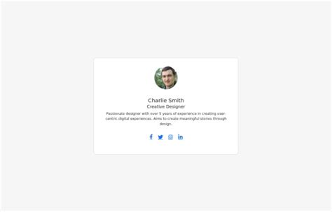 User profile card - Bootstrap 5 Example