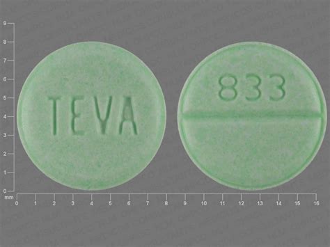 Pill Finder: TEVA 833 Green Round - Medicine.com