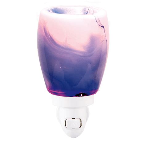 BLUE WATERCOLOR SCENTSY PLUG IN WAX WARMER 2024