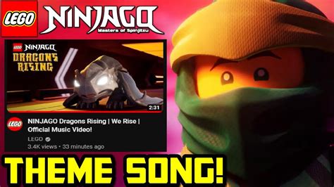 Ninjago Dragons Rising THEME SONG Revealed YouTube