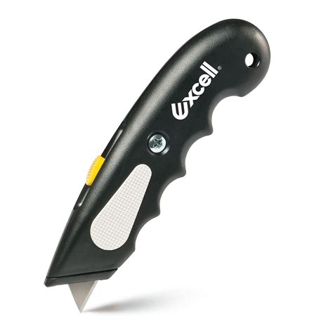 Excell Heavy Duty Retractable Utility Knife With Lock Design Box