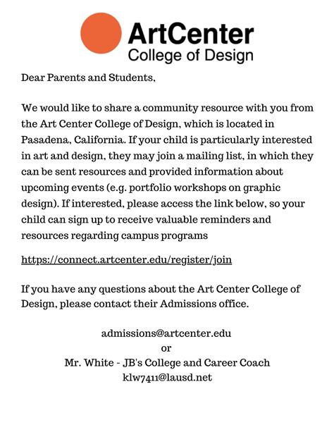 Resources – College & Career Corner – John Burroughs Middle School