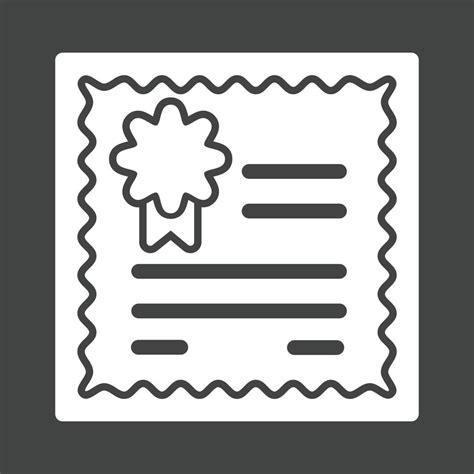 Diploma Glyph Inverted Icon 14287247 Vector Art At Vecteezy