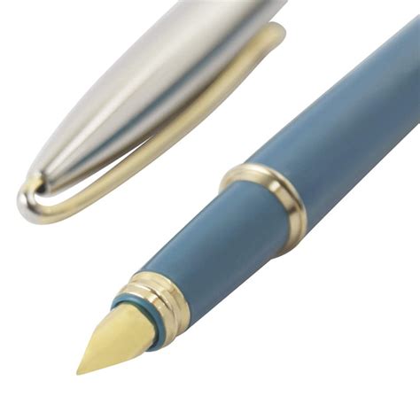 Camlin Trinity Fountain Pen Blue Barrel