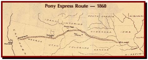 Tracing The Path Of The Pony Express A Journey Through Time Complete