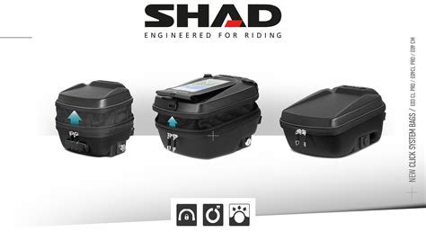 Shad Presents Three New Click System Tank Bags Shad