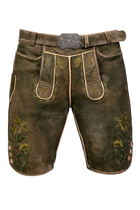 Kurze Wildbock Lederhose Murten