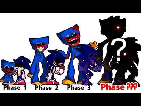 FNF Comparison Battle Poppy Playtime Huggy Wuggy SONIC EXE ALL