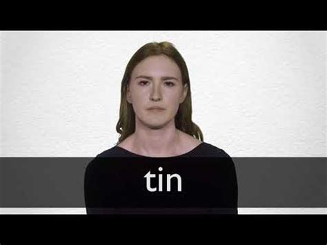 TIN definition and meaning | Collins English Dictionary