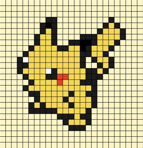 Pikachu Pixel Art Pixel Art Pixel Art Pattern Pixel Pattern