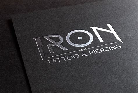 Logo Design & Branding- IRON Tattoo & Piercing on Behance