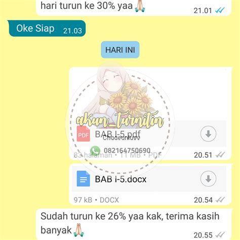 Chaa Jasa Parafrase Akun Cek Turnitin On Twitter Testimoni Jasa