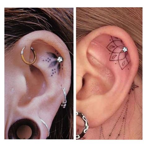 Ear Tattoo Design Ideas Images Artofit