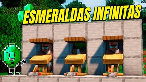 Esmeraldas Infinitas Minecraft Java Y Bedrock Youtube