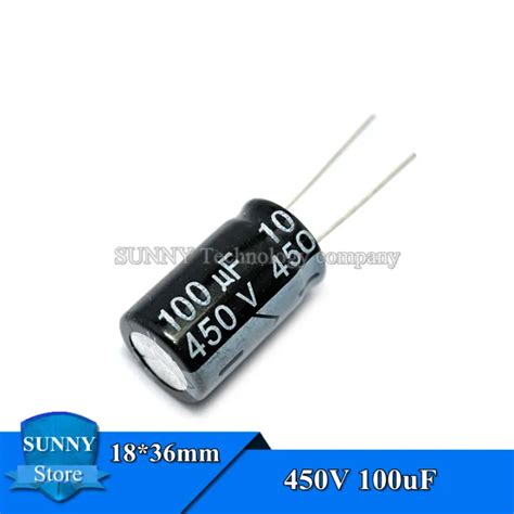 Pcs V Uf Mm Electrolytic Capacitor Uf V Capacitance