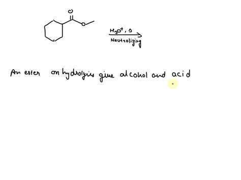 SOLVED Draw The Products Of The Reaction Sequence Shown Below Ignore