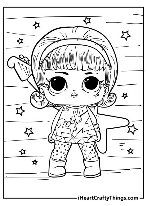 Lol Doll Coloring Pages Free Printable