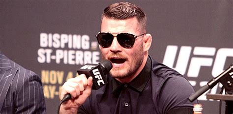 Michael Bisping Jorge Masvidal Get Into Heated Altercation MMAWeekly