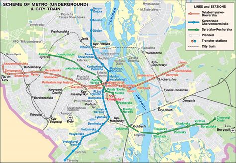 Kiev Metro map [990 x 689] : MapPorn