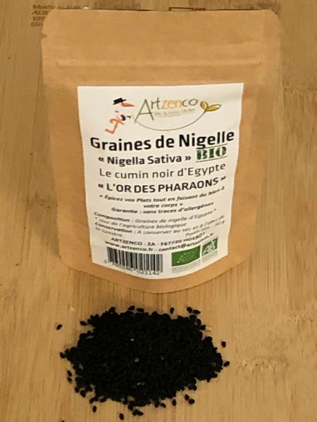 Graines De Nigelle Bio Artzenco