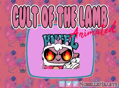 Animated Cult Of The Lamb Emote Animated Twitch Emote Cult Etsy