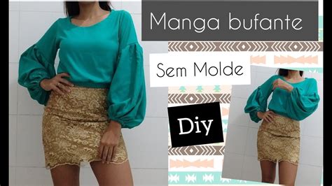 Blusa Muito F Cil Sem Molde Manga Solta Estilo Bufante Youtube