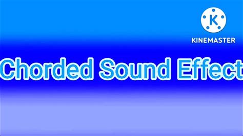 Chorded Sound Effect Youtube