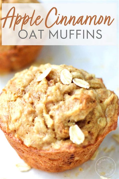 These Healthy Apple Cinnamon Oatmeal Muffins Make An Easy Breakfast Or