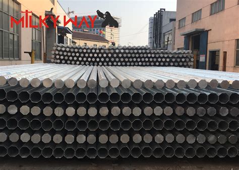 ft ft steel tubular pole  electrical distribution  project