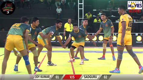 JOY KUMAR V S SADGURU CONST KALHER PRO KABADDI SEASON 3 PRINCE