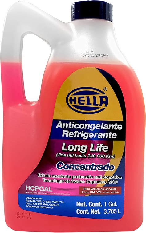 Amazon Hella G Coolant Gallon Liters G A J G