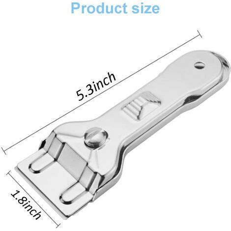 ZOLGINAH 2 Piezas Raspador de Vitrocerámica Raspador de Vitrocerámica