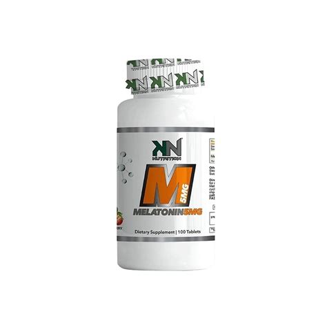 Melatonina Mg Sublingual Tabletes Kn Nutrition Bh Suplementos