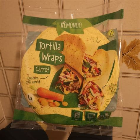 Vemondo Tortilla Wraps Carrot Review Abillion