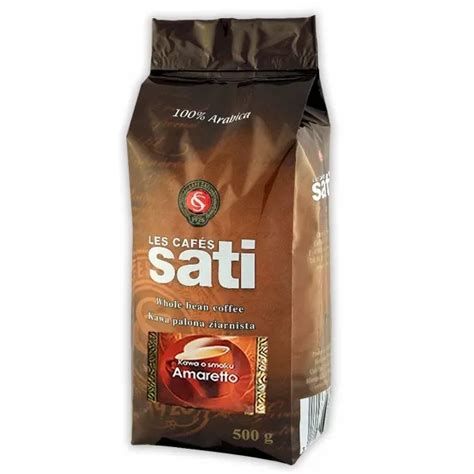 Kawa Smakowa Cafe Sati Amaretto Kawa Ziarnista Amaretto 500g Kawa365