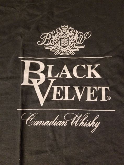 1990s BLACK VELVET WHISKEY T-SHIRT XL on Mercari | Black velvet whiskey, Black velvet, Velvet