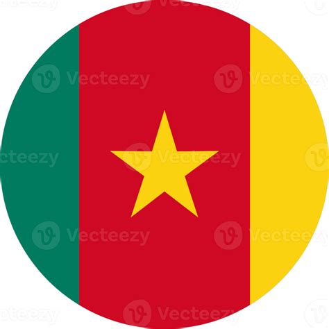 Cameroon Flag Round Shape PNG 22109533 PNG