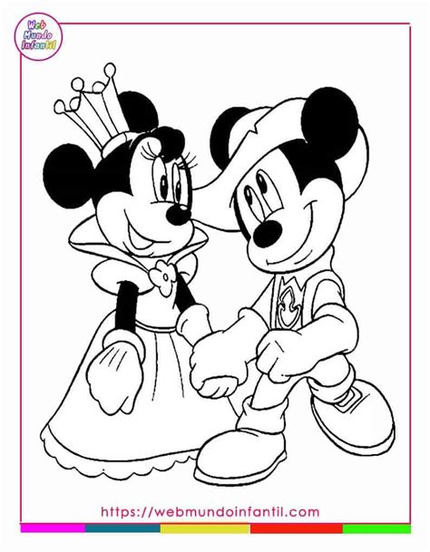 Dibujos Mickey Mouse Para Colorear E Imprimir En Pdf