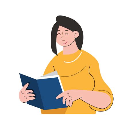 character people read book 17221590 PNG