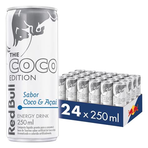 Energético Red Bull Energy Drink Coco e Açaí Edition 250 ml 24