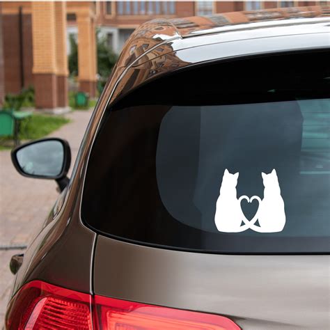 Cat Vinyl Decal Cat Decal Cat Decal Car Cat Sticker Cat Etsy