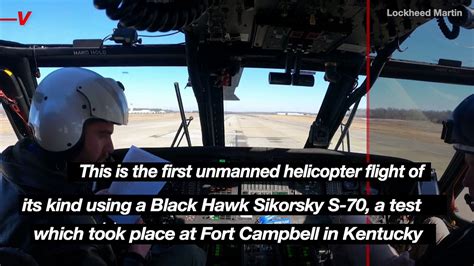 Autonomous Black Hawk Military Helicopter Has Its First Successful