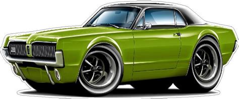 1967 Ford Mercury Cougar Vinyl Decal Wall Graphic Officially Etsy